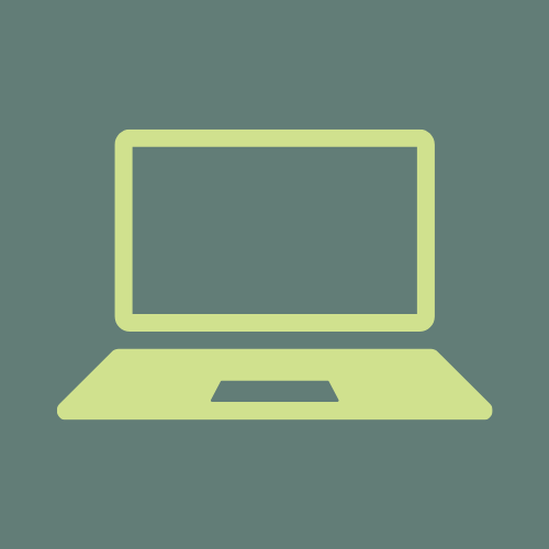 Laptop Icon, mobiles Arbeiten