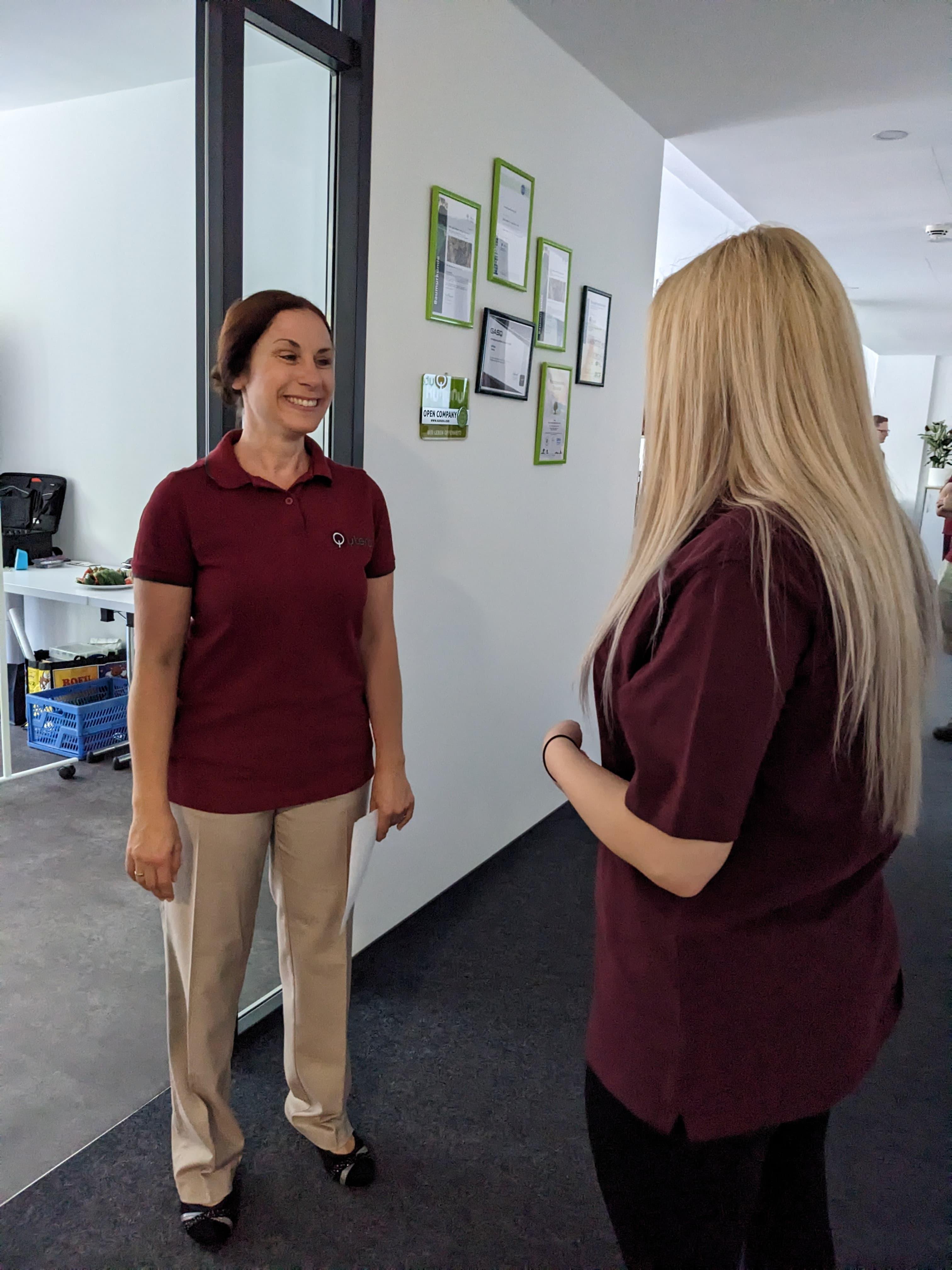 Anne und Vlada beim Strategietag