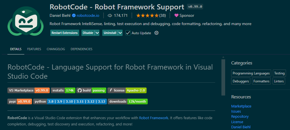 RobotCode - Robot Framework