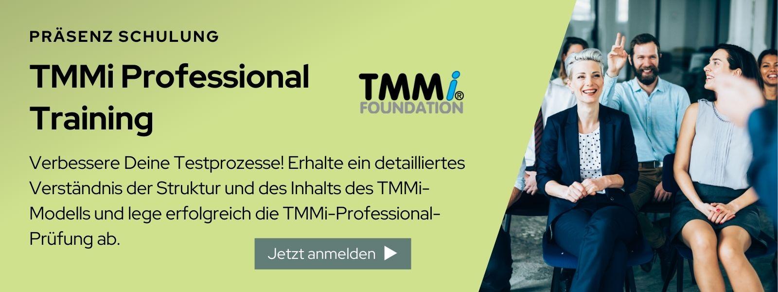 Testprozessverbesserung TMMi Professional Kurs