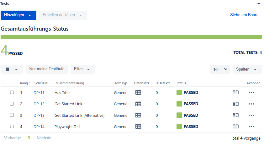 Xray Integration von Robot Framework