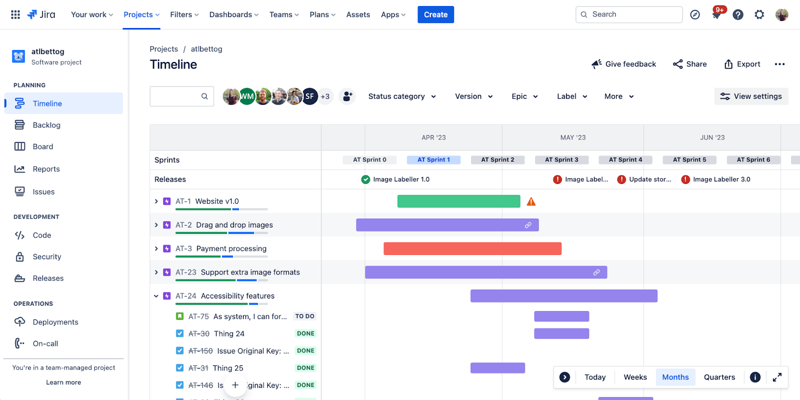 Jira Timeline Roadmap