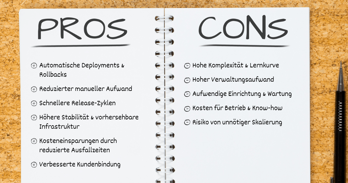 Vorteile und Nachteile von Kubernetes