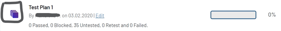 Testplan Icon - Testrail